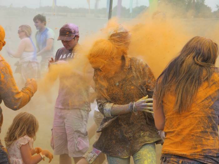 Brownstock Paint Fight